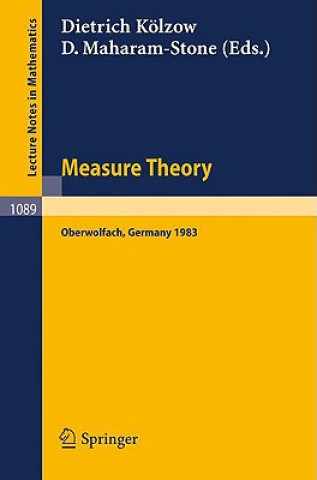 Książka Measure Theory Oberwolfach 1983 D. Kölzow
