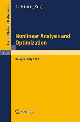 Βιβλίο Nonlinear Analysis and Optimization C. Vinti