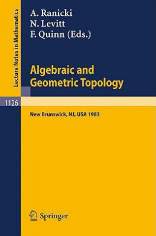 Carte Algebraic and Geometric Topology Andrew Ranicki
