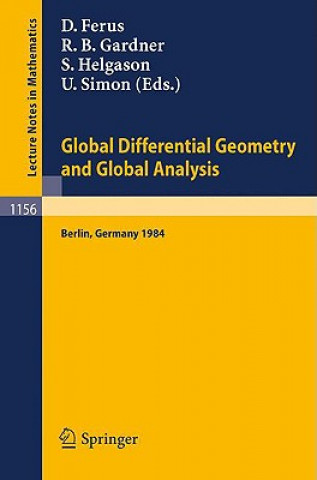 Könyv Global Differential Geometry and Global Analysis 1984 Dirk Ferus