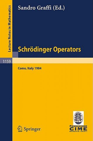 Kniha Schrödinger Operators, Como 1984 Sandro Graffi