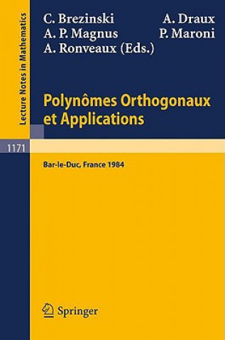 Könyv Polynomes Orthogonaux et Applications C. Brezinski