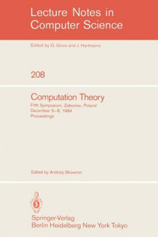 Kniha Computation Theory Andrzej Skowron