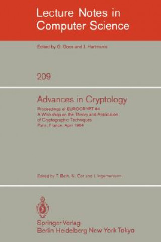 Libro Advances in Cryptology Thomas Beth