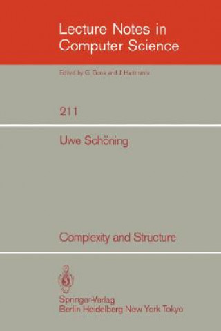 Könyv Complexity and Structure Uwe Schöning