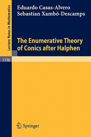 Knjiga The Enumerative Theory of Conics after Halphen Eduardo Casas-Alvero