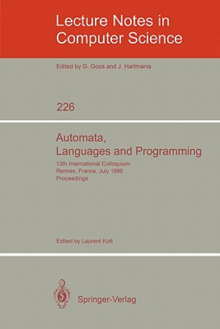 Książka Automata, Languages and Programming Laurent Kott