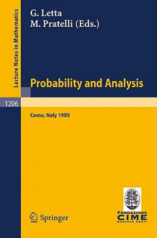 Kniha Probability and Analysis Giorgio Letta