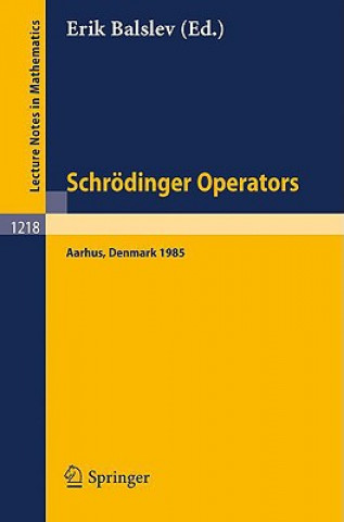 Buch Schrödinger Operators, Aarhus 1985 Erik Balslev