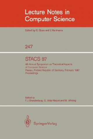 Carte STACS 87 Franz J. Brandenburg