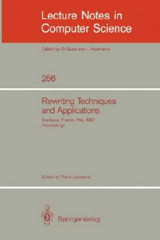 Könyv Rewriting Techniques and Applications Pierre Lescanne