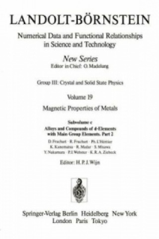 Book Alloys and Compounds of d-Elements with Main Group Elements. / Legierungen und Verbindungen von d-Elementen mit Elementen der Hauptgruppen. 