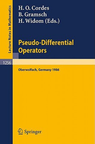 Carte Pseudo-Differential Operators Heinz O. Cordes