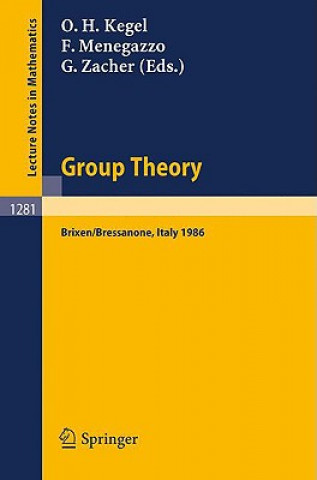 Carte Group Theory Otto H. Kegel