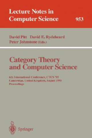 Buch Category Theory and Computer Science David H. Pitt