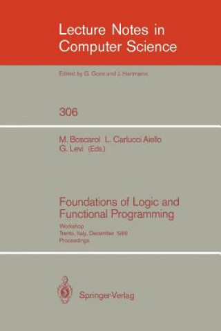 Kniha Foundations of Logic and Functional Programming Mauro Boscarol