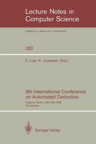Книга 9th International Conference on Automated Deduction Ewing Lusk