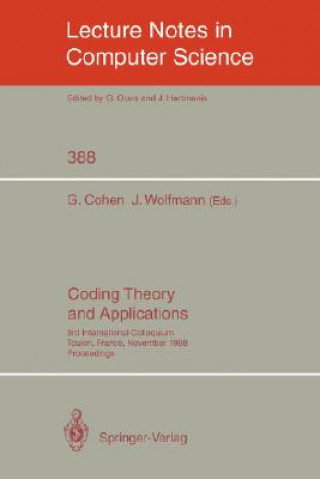 Книга Coding Theory and Applications Gerard Cohen