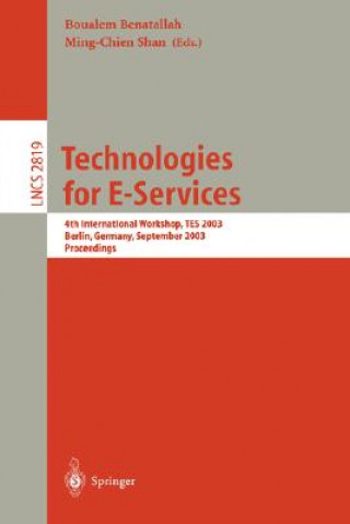 Könyv Technologies for E-Services Boualem Benatallah