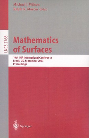 Kniha Mathematics of Surfaces Michael J. Wilson