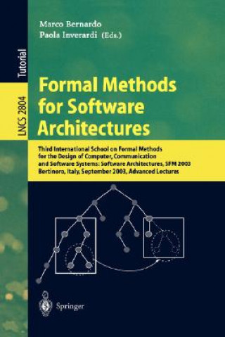 Kniha Formal Methods for Software Architectures Marco Bernardo