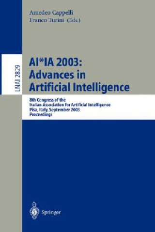 Carte AI*IA 2003: Advances in Artificial Intelligence Amedeo Cappelli