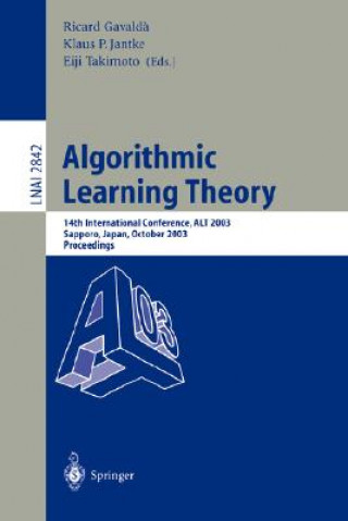 Carte Algorithmic Learning Theory Ricard Gavald