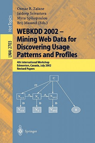 Carte WEBKDD 2002 - Mining Web Data for Discovering Usage Patterns and Profiles Osmar R. Zaiane