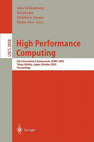 Kniha High Performance Computing Alex Veidenbaum