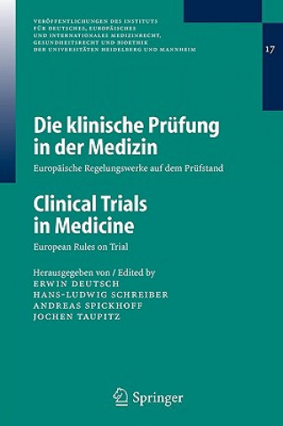 Libro Die Klinische Prufung in der Medizin /Clinical Trials in Medicine Erwin Deutsch