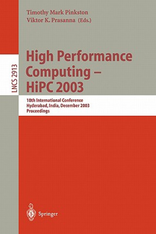Книга High Performance Computing -- HiPC 2003 Timothy Mark Pinkston