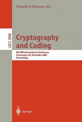 Book Cryptography and Coding Kenneth G. Paterson