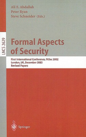 Carte Formal Aspects of Security Ali E. Abdallah