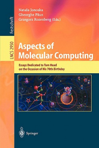 Kniha Aspects of Molecular Computing Natasha Jonoska