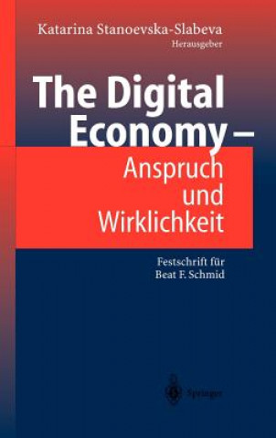Könyv Digital Economy - Anspruch Und Wirklichkeit Katarina Stanoevska