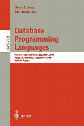 Βιβλίο Database Programming Languages Georg Lausen