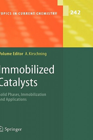 Livre Immobilized Catalysts Andreas Kirschning