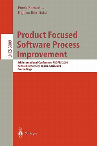 Książka Product Focused Software Process Improvement Frank Bomarius