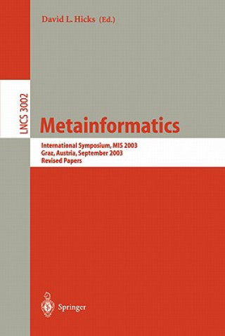 Kniha Metainformatics David L. Hicks