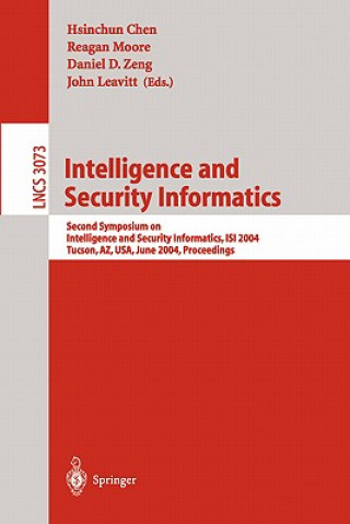 Kniha Intelligence and Security Informatics Hsinchun Chen
