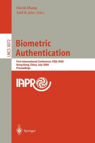 Kniha Biometric Authentication David Zhang