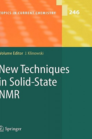 Książka New Techniques in Solid-State NMR Jacek Klinowski