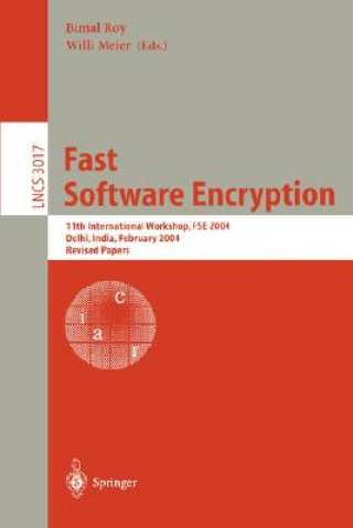 Kniha Fast Software Encryption Bimal Roy