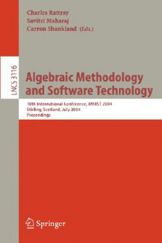 Kniha Algebraic Methodology and Software Technology Charles Rattray