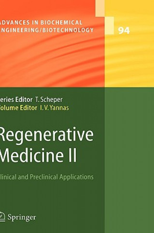 Książka Regenerative Medicine II. Vol.2 Ioannis V. Yannas