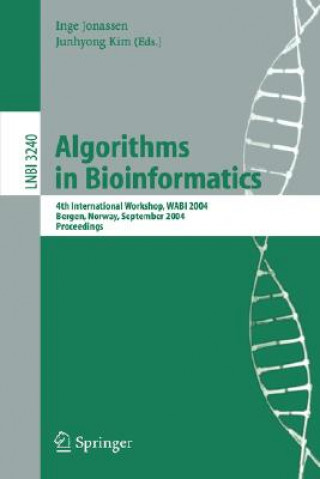 Kniha Algorithms in Bioinformatics Inge Jonassen