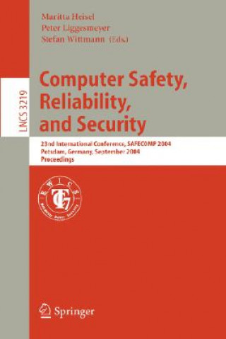 Kniha Computer Safety, Reliability, and Security Maritta Heisel