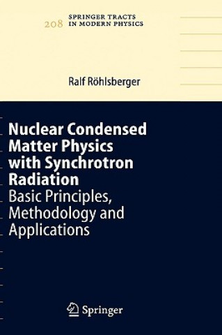 Kniha Nuclear Condensed Matter Physics with Synchrotron Radiation R. Röhlsberger