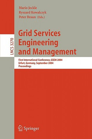 Kniha Grid Services Engineering and Management Mario Jeckle