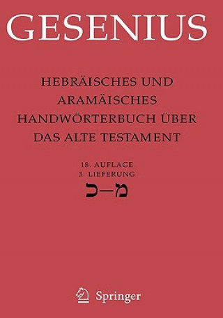 Libro Hebraisches Und Aramaisches Handworterbuch Uber Das Alte Testament Wilhelm Gesenius